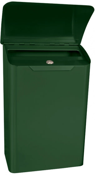wandbrievenbus Lugon 29,1 x 42,4 cm staal groen