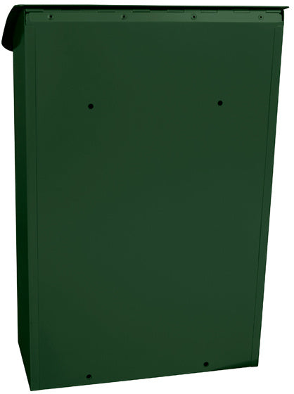 wandbrievenbus Lugon 29,1 x 42,4 cm staal groen
