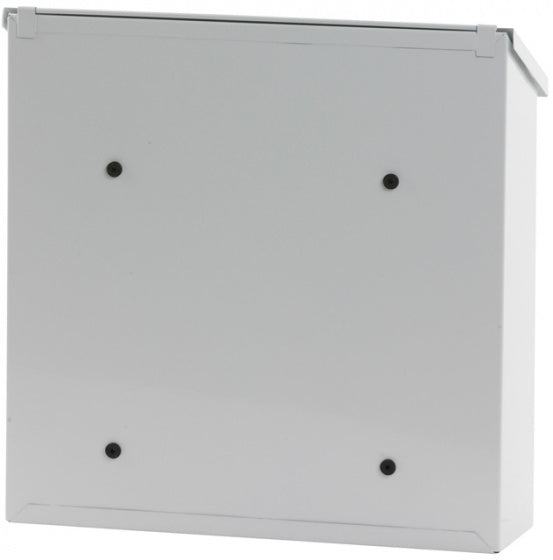 wandbrievenbus Malagan 37 x 11,5 cm staal wit