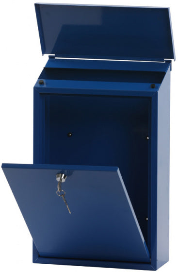 V-part brievenbus toledon blauw