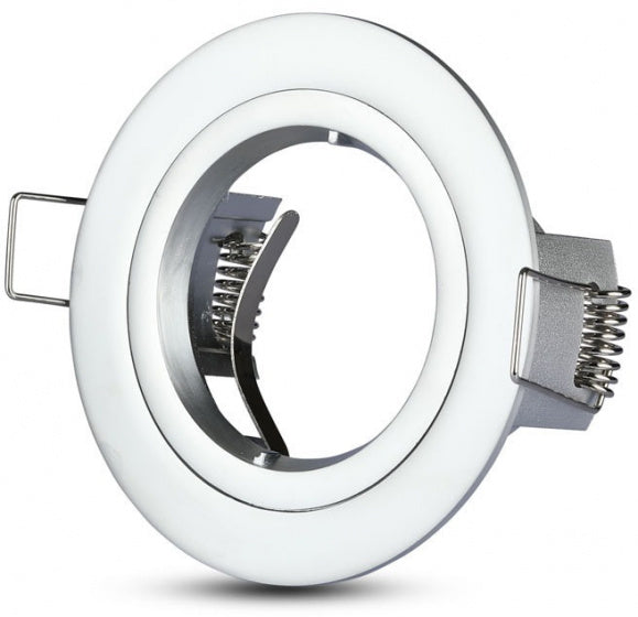 inbouwspot VT-774 GU10 8,1 x 3,4 cm IP20 aluminium grijs