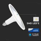 ledlamp VT-2311 11W 6400K 900lm IP20 E27 acryl wit
