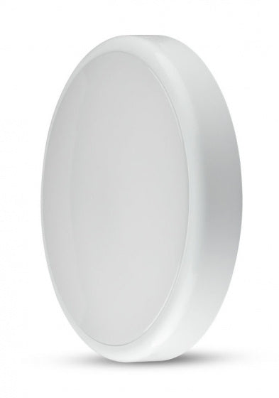 plafondlamp VT-14 3-in-1 lumen 31,5 cm polycarbonaat wit