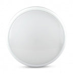 plafondlamp VT-14 3-in-1 lumen 31,5 cm polycarbonaat wit
