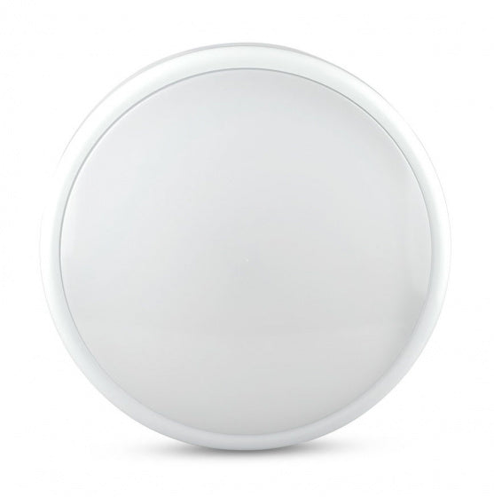 plafondlamp VT-14 3-in-1 lumen 31,5 cm polycarbonaat wit