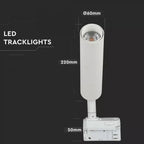 V-tac Railspot VT-420 22 x 6 cm 3000K 1600lm IP20 aluminium wit