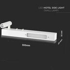 V-tac Wandlamp VT-2953 led 30 cm 9W 3000K 680lm wit