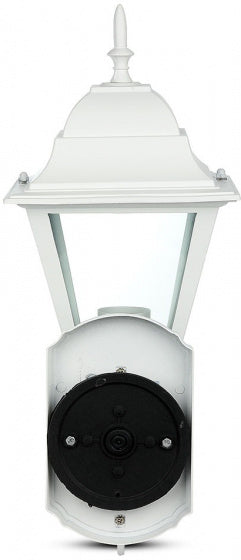 wandlamp VT-761 E27 60W 44,5 cm aluminium/glas wit