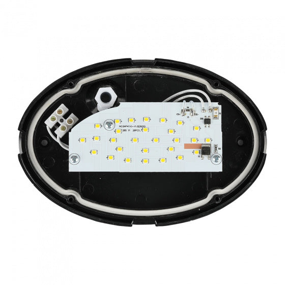 wandlamp VT-8014 polycarbonaat 560lm 8W 6400K zwart