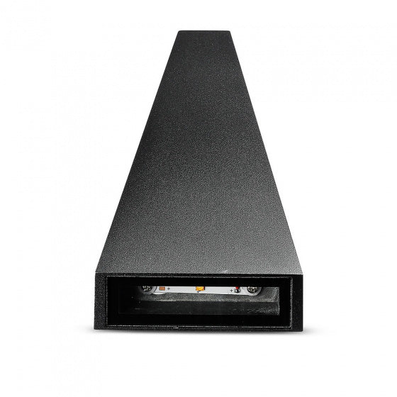 wandlamp VT-826 6W led 20 cm 4000K 660lm aluminium zwart