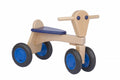 houten loopfiets junior blauw