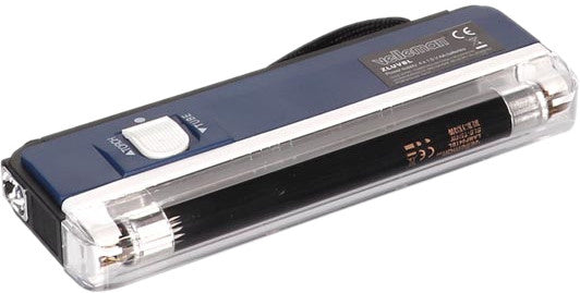 mini uv-lamp 162 x 55 mm batterij donkerblauw/zwart