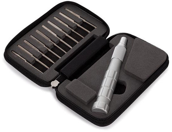 toolset voor mobiele telefoons staal zwart 11-delig