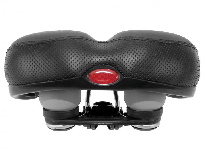 Velo safety zadel city 265x240mm zwart op kaart