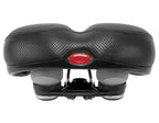 Velo safety zadel city 265x240mm zwart op kaart