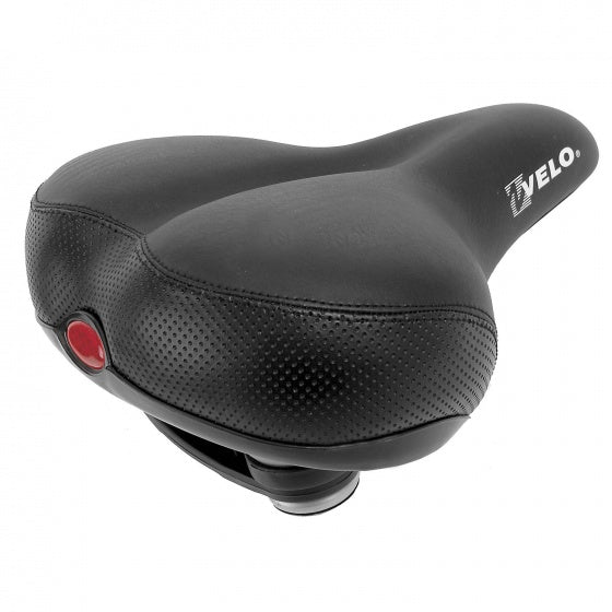 Velo safety zadel city 265x240mm zwart op kaart