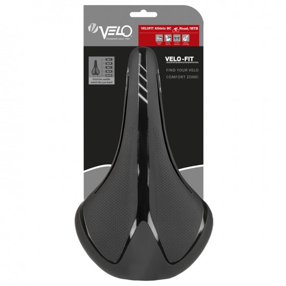 Velo saddle fit athlete bc l - black