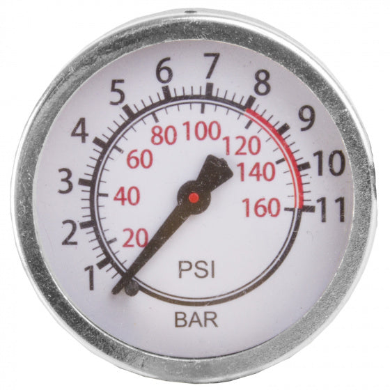 fietspomp Double Head manometer AV/DV/FV zwart