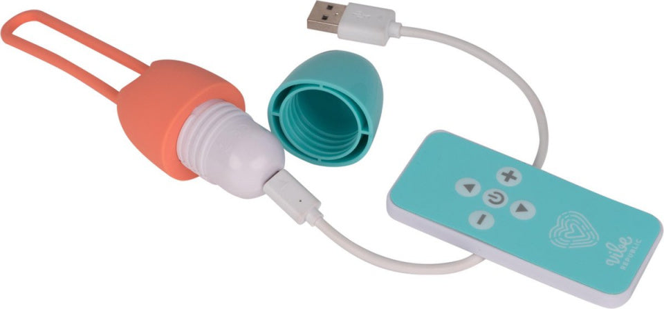 vibrator The Geek Viktor 14 cm siliconen roze/groen