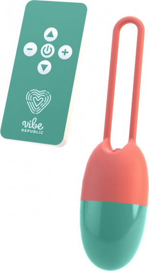 vibrator The Geek Viktor 14 cm siliconen roze/groen