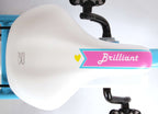brilliant 12 inch 21,5 cm meisjes terugtraprem lichtblauw wit