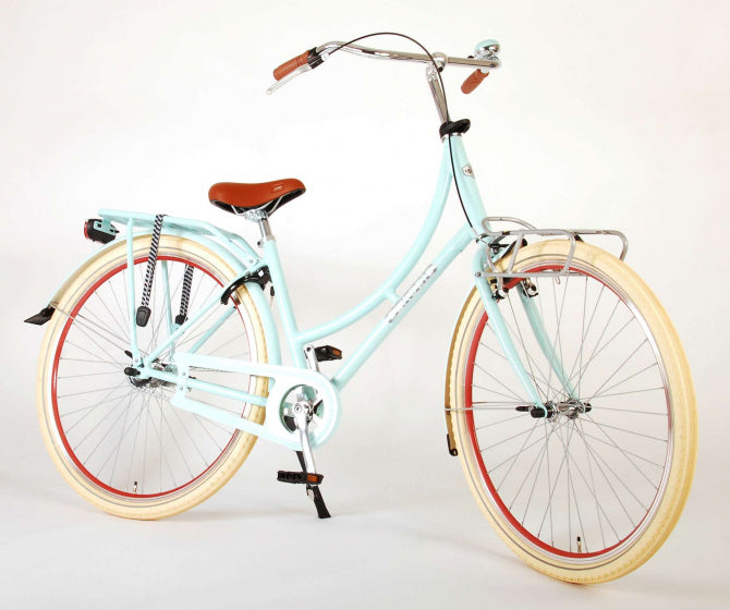 Volare Oma Classic Meisjesfiets - Tiener - 48 cm - lage zadelstand - Licht Blauw