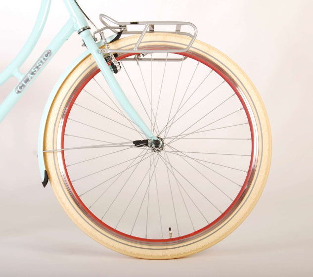 Classic Oma 28 Inch 45 cm Dames Terugtraprem Lichtblauw