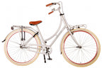 Volare Oma Classic Meisjesfiets - Tiener - 45 cm - lage zadelstand - Mat Zilver