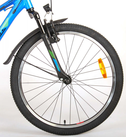 cross 24 inch 31,75 cm jongens 6v v-brakes blauw