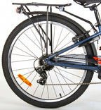 cross 24 inch 31,75 cm jongens 6v v-brakes donkerblauw/oranje
