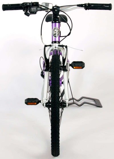 volare dynamic kinderfiets - meisjes - 20 inch - paars - 7 versnellingen - prime collection