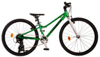 volare dynamic kinderfiets - jongens - 24 inch - groen - 8 versnellingen - prime collection
