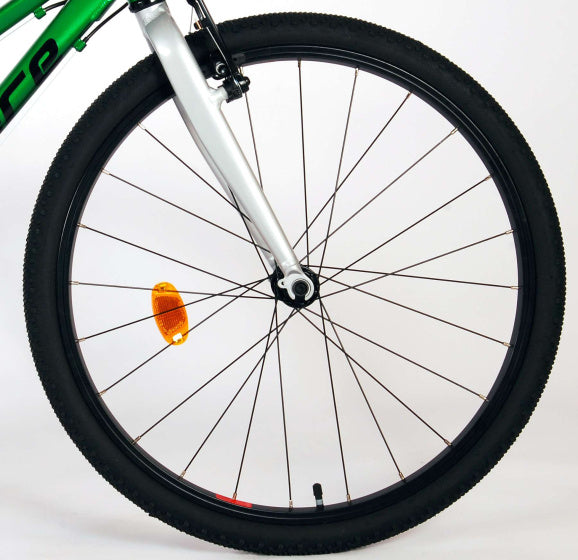 volare dynamic kinderfiets - jongens - 24 inch - groen - 8 versnellingen - prime collection