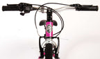 volare dynamic kinderfiets - meisjes - 24 inch - roze - 2 handremmen - 8 versnellingen - prime collection