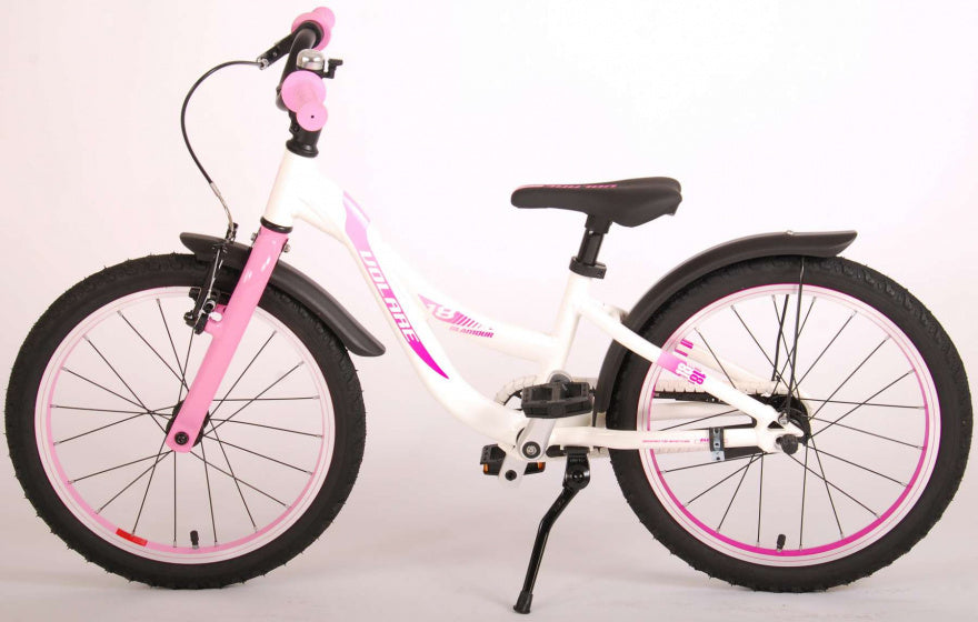 Volare Glamour Kinderfiets - Meisjes - 18 inch - Parelmoer Roze - Prime Collection