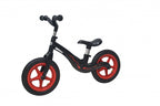 magnesium loopfiets 12 inch jongens zwart rood