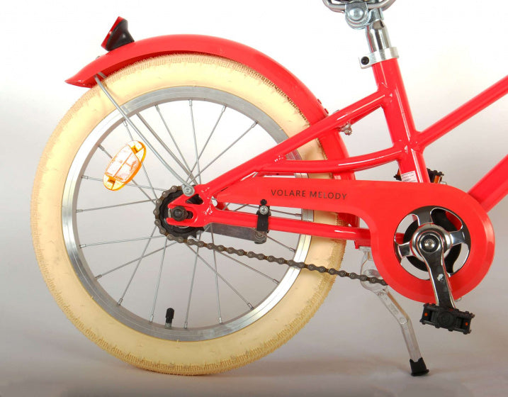 Volare Melody Kinderfiets Meisjes 16 inch Koraal Rood Prime Collection