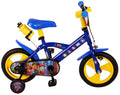 paw patrol kinderfiets - jongens - 12 inch - blauw geel - doortrapper