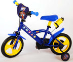 paw patrol kinderfiets - jongens - 12 inch - blauw geel - doortrapper