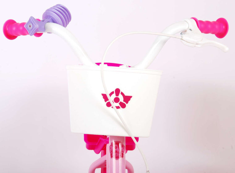 paw patrol kinderfiets - meiden - 12 inch - roze - doortrapper