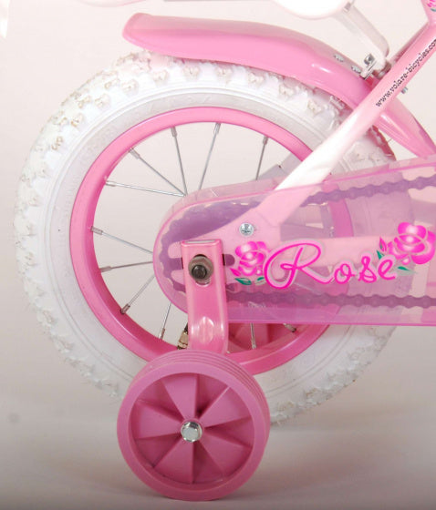 Volare Rose Kinderfiets Meisjes 12 inch Roze 95% afgemonteerd