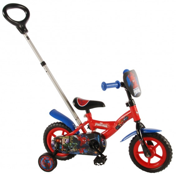 spider-man 10 inch 18 cm jongens doortrapper blauw/rood
