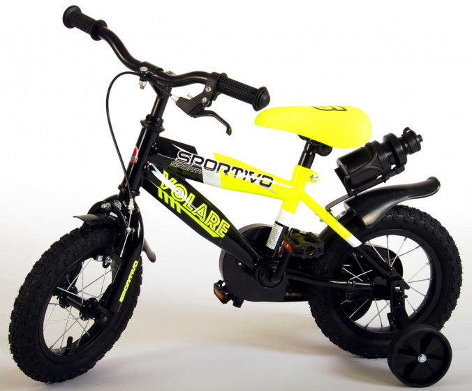 volare fiets 12 sportivo geel zwart 2034