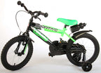 Volare Sportivo Kinderfiets Jongens 16 inch Neon Groen Zwart 95% afgemonteerd