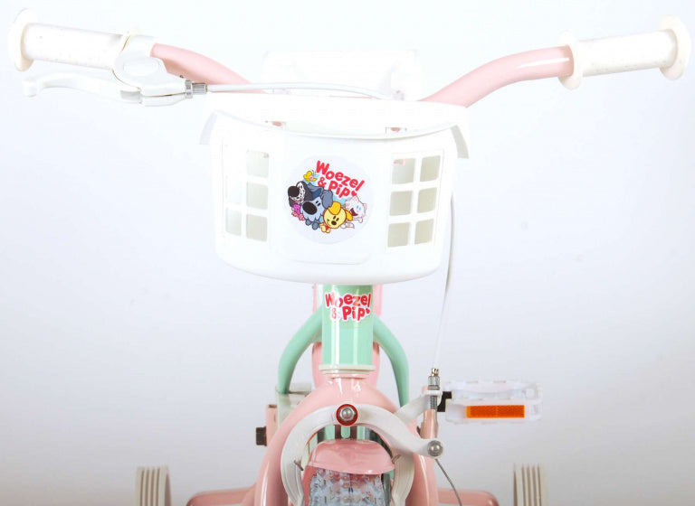 woezel pip 12 inch 23 cm meisjes terugtraprem mintgroen roze