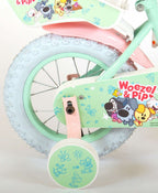 woezel pip 12 inch 23 cm meisjes terugtraprem mintgroen roze