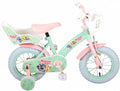 woezel pip 12 inch 23 cm meisjes terugtraprem mintgroen roze