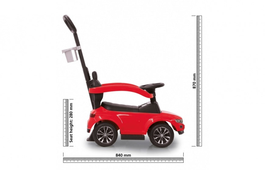 Jamara T-Roc loopauto 84 x 40 x 87 cm rood