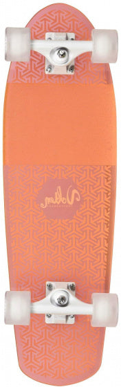 longboard Neon Clear Orange 68,5 cm acryl oranje