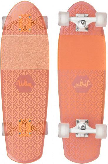 longboard Neon Clear Orange 68,5 cm acryl oranje